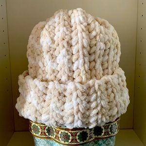 Chunky crochet cold weather hat